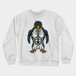 Muscular Penguin Crewneck Sweatshirt